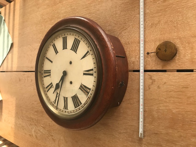 骨董品 和製アンティーク 大きい古い時計 セイコー SEIKOSHA 約50cm